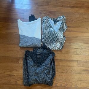 3 White House Black Market Tops - 1 NWT ~ XS